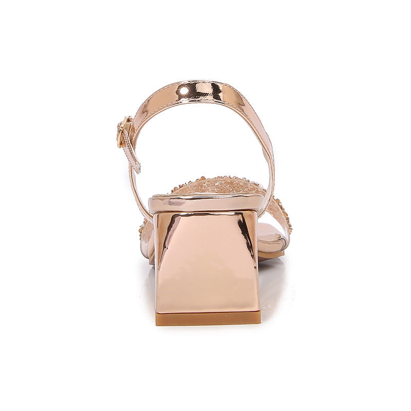 2026 New Summer Rhinestone Platform Slides for Women